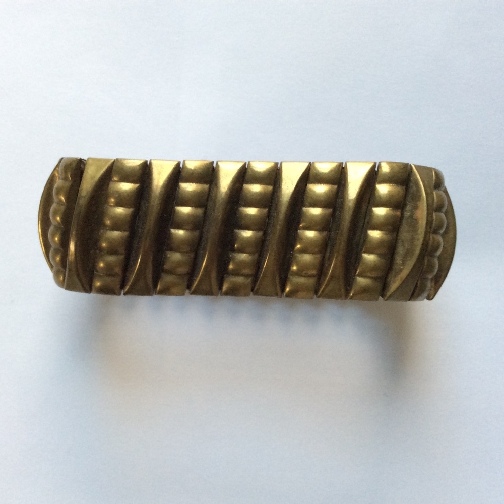 Vintage Brass Stretch Bracelet